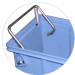 plastic tools bins for racking system