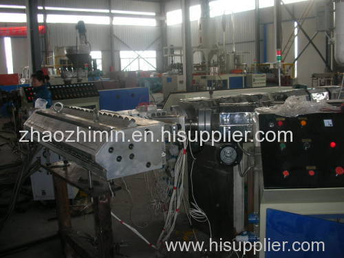 HDPE plastic pipe extrusion line