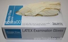 powder free and powdered latex gloves sterile