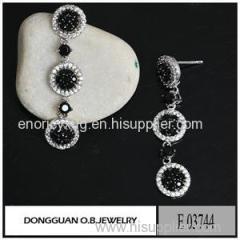 E3744 Silver Stud Exquisite Earring