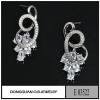 E3522 925 Silver Diamond Stud Earrings