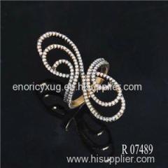 R7489 New Designs Brass Material Customized Moroccan Ring