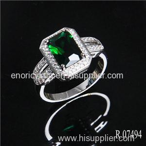 R7494 Jewelry Design For Women One Stone Ring