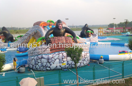 china factory adjustable trampoline water park equipment on sale