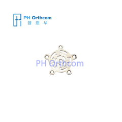 Burr Hole Plate Thickness 0.4mm Titanium Plate for Neurosurgery