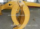 Wearable Steel Mechanical Excavator Grapple Bucket with Rod