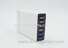50W 6 Port USB High Speed Cell Phone Charger Excellent Insulating Capability