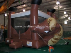 Horse Theme cheap inflatable bouncer