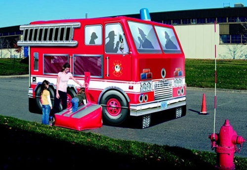 Inflatable Fire Alarm Kids Trampoline