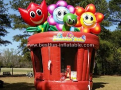 Inflatable flower garden bouncer