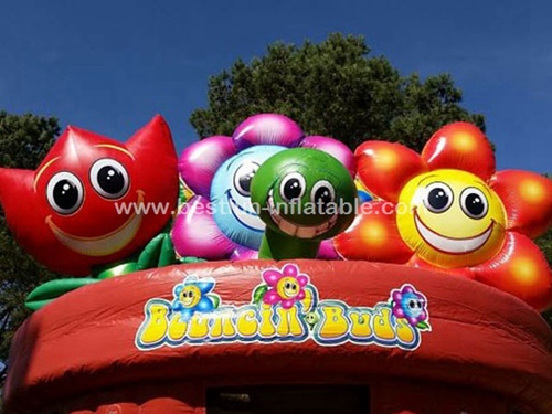 Inflatable flower garden bouncer