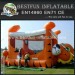 Inflatable tiger belly bouncer