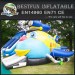 Jet inflatable jumping castle