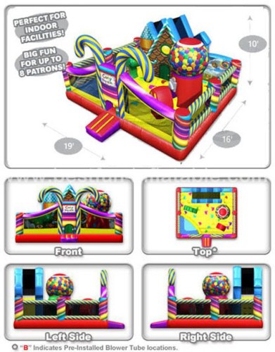Candy Playland Bouncer House