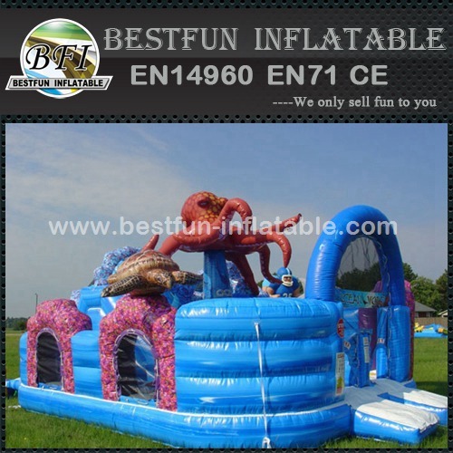 Inflatable bouncer amusement park for Ocean World