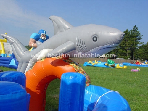 Inflatable bouncer amusement park for Ocean World