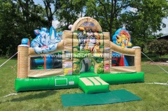 Inflatable Jungle Zoo Playbed Bounce Playland