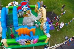 Inflatable Jungle Zoo Playbed Bounce Playland