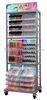 Movable Metal Nail Polish Cosmetic Display Stand Clear Beauty Organizer