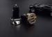 Silver Cigarette Lighter Automotive Usb Charger 3 Port With Plastic Shell
