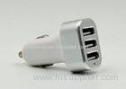 3.4amp 6.6amp Mini 3 Port USB Car Charger Universal CE ROHS Certification