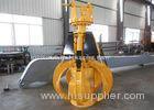 Light Weight Komatsu Orange Peel Grab / Excavator Rotating Grapple