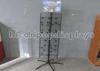 Flooring Metal Retail Store Fixtures Double Sided Display Stand
