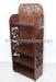 Point of Purchase Wooden Display Racks Free Standing For Nutritional Shake Chocolate