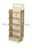 Full Flooring Wooden Custom Product Display Stands For Food Display