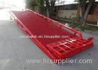 Single Safety Fence design Mobile Yard Ramp For Container or Truck