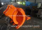 Mechanical Type Heavy Duty Rock Grapples For Excavators Hitachi ZX330