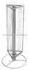 Retail Store Rotating Countertop Display Racks Metal Store Fixtures