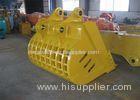 Hyundai R360 Rock Excavator Ditching Bucket 1.7m3 Capacity Yellow