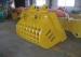 Hyundai R360 Rock Excavator Ditching Bucket 1.7m3 Capacity Yellow