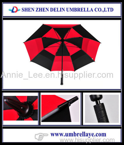 Double canopy golf umbrella 27