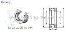 Single Direction Thrust Ball Bearings inc