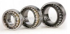 Spherical roller bearing with chrome steel and brass cage