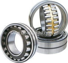 Spherical roller bearing with chrome steel and brass cage