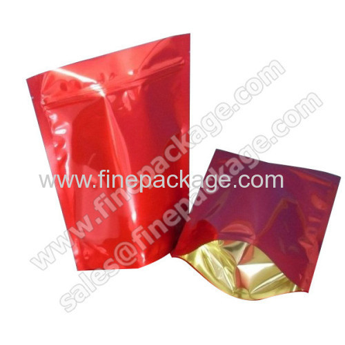 Customized stand up ziplock plastic coffee bean packaging bag/food packaging aluminum plastic bags /coffee bag