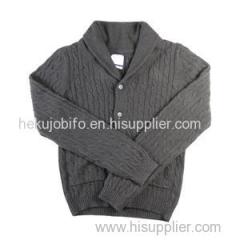 2015 fall winter wool cardigan shawl jacquard cable sweater
