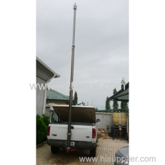 6m lockable pneumatic telescopic CCTV masts