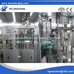 Fully automatic beer rinserand filler and capper triblock