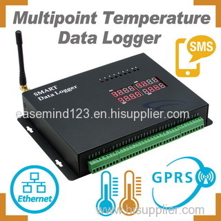 Multipoint Temperature GPRS Ethernet Data Logger