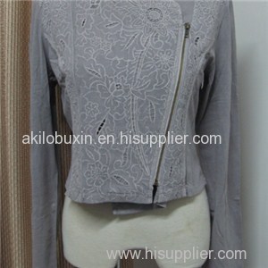 Embroidery Knit Jacket Product Product Product