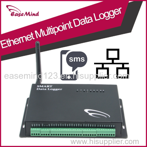 Ethernet Multipoint Data Logger With SMS Alarm