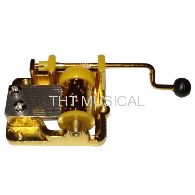 HAND CRANK ACRYLIC MUSIC BOX SIMPLE AND CLEAR MUSIC BOX