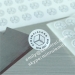 Round Breakable Destructible Eggshell Warranty Stickers with Logo Printed