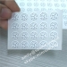 Round Breakable Destructible Eggshell Warranty Stickers with Logo Printed