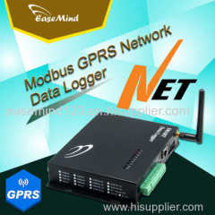 Modbus GPRS Network Data Logger With Temperature analog pulse digitai channels