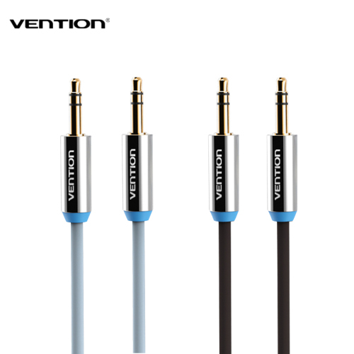 VENTION matel head braided stereo cable male to male 3.5mm aux jack video audio cable